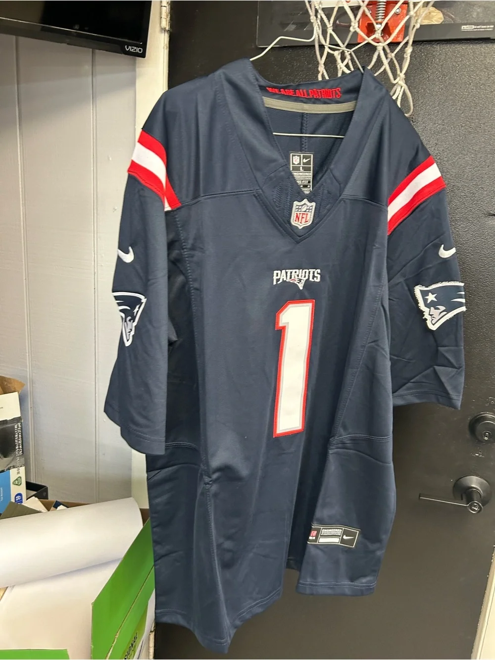 Nike NFL New England Patriots AJ Brown #1 jersey